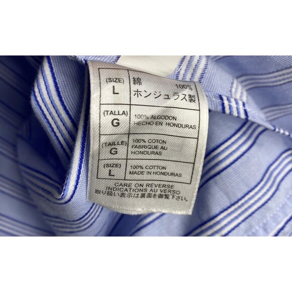 Walt Disney World Vintage Single Needle Tailoring Large Button Down Striped‎ - Picture 5 of 6